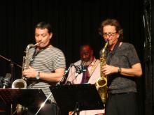 24. Mai 2016: “Saxofour 25 years of joy and fun “ feat. Jamaaladeen Takuma und Herbert Pirker