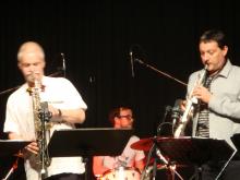 24. Mai 2016: “Saxofour 25 years of joy and fun “ feat. Jamaaladeen Takuma und Herbert Pirker